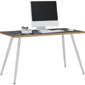 VCM Schreibtisch Computertisch Bürotisch Skandanivischer Retro Look Salia 110x50 cm