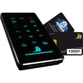 Digittrade HS256S3 externe Festplatte 2TB HDD verschlüsselt mit Hardware Verschlüsselung, Smartcard und PIN-Eingabe, schwarz
