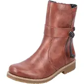 Bonprix Damen Stiefelette Kordel Reißverschluss Kurzstiefel 73551, Größe:40 EU, Farbe:Braun