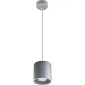 Licht-Erlebnisse Pendelleuchte Modern "Roda" Grau Aluminium Hängelampe Wohnzimmer Esszimmer Esstisch