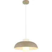 Globo Hängeleuchte Metall sandfarben matt, 1x E27