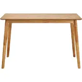 Miliboo - Skandinavischer Esstisch Eschenfurnier B120 cm ELION