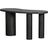Woood Maan Organic Beistelltisch/Schreibtisch Mdf Dunkelbraun