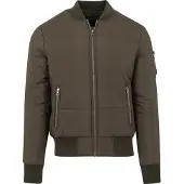 Urban Classics Herren-Bomber Chaoot dunkles oliv S