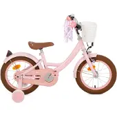 AMIGO Spiel + Freizeit GmbH AMIGO Kinderfahrräder Mädchen Perfect 14 Zoll 22 cm Mädchen Rücktrittbremse Rosa