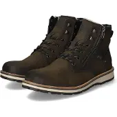 Rieker Herren Schnürboots / Winterboots Grün Kunstleder wasserfest Größe: 44