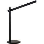 LINDBY LED Schreibtischlampe Loretta , dimmbar, schwarz, für Arbeitszimmer / Büro, Kunststoff, Modern, LED Tischlampe