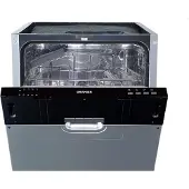 Oranier GSV345, Halb integriert, Single (45 cm breit), Tasten, Edelstahl, 10 Maßgedecke, C