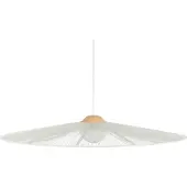 Zuiver Hängelampe Belle L Beige | Design-Leuchte mit Seil-Schirm