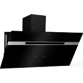 Klarstein Alina 90 Dunstabzugshaube - 600 m³/h, Touchpanel, LED-Hintergrundbeleuchtung, , Leise 63 dB, Abzugshaube Küche, 90 cm, Schwarz