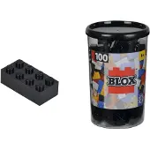 Simba Toys Bausteine Blox 100 schwarz 8er Steine in Dose