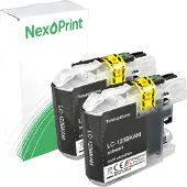 NexoPrint Druckerpatrone kompatibel zu Brother LC-123BK schwarz MFC-J 4510 DW MFC-J 4410 DW MFC-J 4310 DW MFC-J 245 DCP-J 752 DW