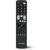 Thomson ROC4301, Audio, DVD/Blu-ray, STB, TV, VCR, IR Wireless, Drucktasten, Schwarz