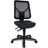 Topstar Bürodrehstuhl m.Lendenwirbelstütze schwarz 430-510mm o.Armlehnen Trgf.110kg