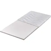 Betten-ABC Kaltschaumtopper - mittelfeste Matratzenauflage mit waschbarem Bezug, Größe: 140x200