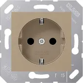 JUNG CD5120BFBB SCHUKO SteckdosefürKlappdeckel
