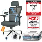 CLOUVOU CleverSeat Bürostuhl Ergonomisch, Schreibtischstuhl 100% individuell einstellbar | Büro Stuhl & Gaming Stuhl | Computerstuhl Home