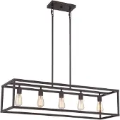 Elstead Lighting Elstead New Harbor Kronleuchter E27 5-fach Westliche Bronze