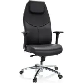 Hjh OFFICE FERRARA - Profi Chefsessel Schwarz
