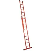Iller-Leiter Iller Vollkunststoff Schiebeleiter 2x8 Sprossen