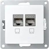 McPower Netzwerk-Dose Cup CAT6A UP vollgeschirmt