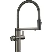 BLANCO Küchenarmatur mit Filterfunktion und Kochend heißes Wasser CHOICE ICONA satin dark steel satiniert 527659