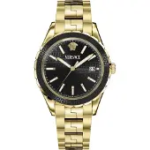 Versace Hellenyium Automatic Herrenuhr gold schwarz
