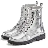 LASCANA Stiefelette silberfarben Größe 36