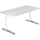 Hjh OFFICE PRO XTRA XB 16 WC - Weiß 160 x 80 höhenverstellbar
