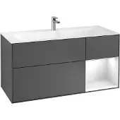 Villeroy & Boch V&B Waschtischunterschrank FINION 1196x591x498 Reg Peony/anth ma