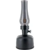 Schwaiger Retro Leuchte Petroleum Messing TILA1801, Farbe:Schwarz