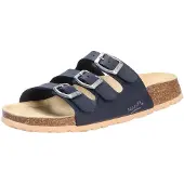 Superfit Fussbettpantoffel Kinder Pantolette Dunkelblau (Ocean), 0-800113-8000 - Gr. 35