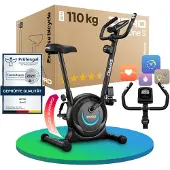Zipro One S Heimtrainer Fahrrad für Zuhause Magnet Fahhrad bis 110 kg Magnete Exercise Bike Fitnessbike Fitness Fahrrad Hometrainer Cardio Fahrrad Computer Fitness Geräte Zuhause