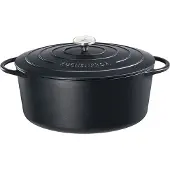 Küchenprofi Bratentopf oval, 31 cm schwarz PROVENCE