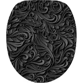 Sanilo WC-Sitz Floral, Toilettendeckel direkt vom Hersteller, Klodeckel, Klobrille, WC Deckel, Toilettensitz, Toilettenbrille, WC Brille