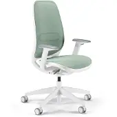 Sedus Bürostuhl se:air, Ai-821/010 Stoff grün/weiß