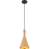 Globo Lighting Hängeleuchte Metall schwarz matt, 1x E27