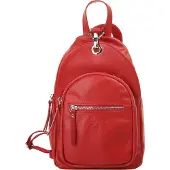 Samantha Look Cityrucksack echt Leder, Made in Italy