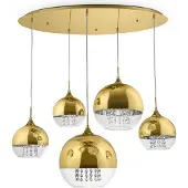 Maytoni P140-PL-170-5-G, 5 Glühbirne(n), E27, IP20, Transparent