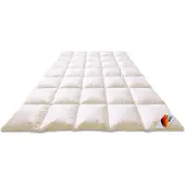 Künsemüller Microfaserbettdecke Finesse, Steppbett 2cm Innen/ Aussensteg Extra Warm, 155x220 cm