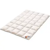 Künsemüller Microfaserbettdecke Finesse, Steppbett 2cm Innen/ Aussensteg Extra Warm, 135x200 cm
