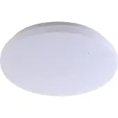LINDBY LED-Außendeckenleuchte Kirkola, 4000 K, Ø 34 cm, weiß