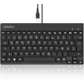 Perixx PERIBOARD-326 DE, Beleuchtete USB-Tastatur, kabelgebunden, schwarz