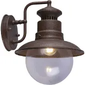 Globo Lighting Außenleuchte Stahl rostfarben, 1x E27