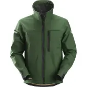 Snickers Workwear AllroundWork Softshell Arbeitsjacke Waldgrün-Schwarz-XXL