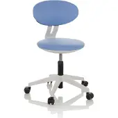 Hjh OFFICE Kinderdrehstuhl MINIMOVO Schreibtischstuhl für Kinder höhenverstellbar ohne Armlehnen Stoff