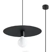 Sollux Hängeleuchte FLAVIO schwarz 1xE27 15W Stahl 105x40x40cm