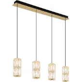 Globo Lighting Hängeleuchte Metall goldfarben antik, LED