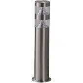 LINDBY Lanea 40 Gartenleuchte Steel - , LANEA, Metallisch, für Terrasse, Edelstahl, Modern