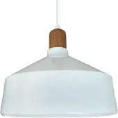 Bamyum Pendelleuchte Industrielle Metall 35cm, Weiß Lampe